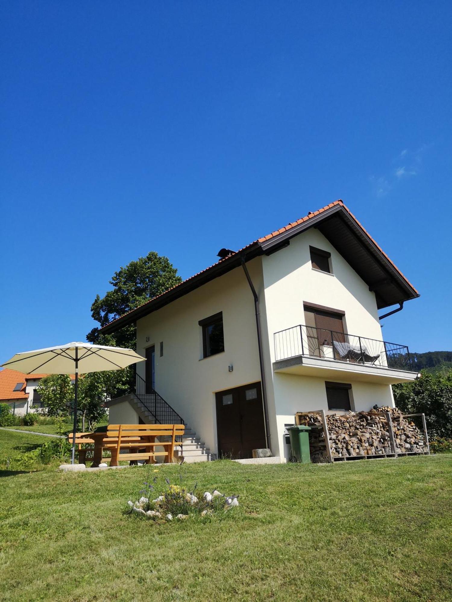 Apartma Hisa Na Ravnah With Hot Tub Pišece Buitenkant foto
